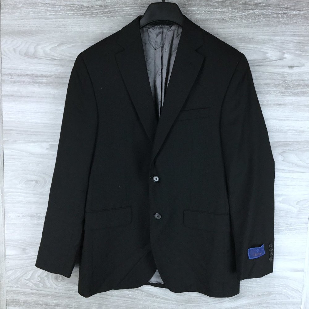 David Donahue Ryan Wool 2 Button Jacket Blazer